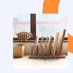 Kitchen Wooden Dish Rack Dish Drainer Plate Rack Bowl Rack Kitchen Rack Plate Holder Rack Rak Pinggan Kayu 厨房木质碗碟架