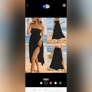 rita Beachwear Swimwear Casual Summerwear Multi Way to Wear Tube Dress Maxi Long Skirt for Women fits up to large classy and elegant timeless classic timeless piece casual office or party classic piece super kapal ng tela hindi kayo magsisi our ai