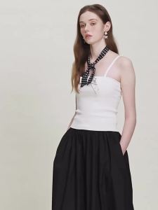 AIVEI | Summer New Knit Tank Top with Bow