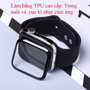 Miếng dán màn hình đồng hồ thông minh series 8 7 6 5 4 3 se kính cường lực size 45mm 44mm 41mm 42mm 40mm 38mm