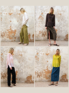 URBAN REVIVO Womens Button Down Shirt Long Sleeve Polo Collared Chiffon Loose Fit Blouses Tops Casual