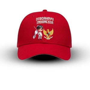 Topi anak baseball anak edisi kemerdekaan hut ke 79. topi baseball anak