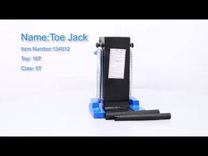 DEKES Hydraulic Claw jack heavy duty 5t 10t 20t 30t duckbill type cross top aluminum film low lifting jack