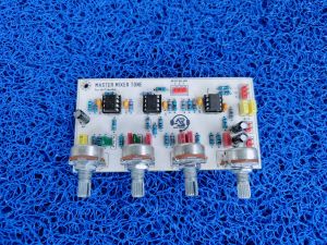 kit master mixer tone 4 potensio 2 input dan output balance