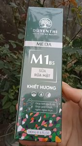 Sữa Rửa Mặt Tạo Bọt Meda M1B5 Khiết Hương Duyên Thị 180ml – Sạch Sâu Dưỡng Ẩm Dịu Nhẹ - 180ml