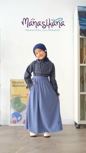 Rok Anak Perempuan Premium Knitt 3 - 13 tahun Zola Skirt Manasikana