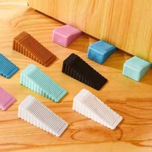 Door Stopper Rubber Door Wedge Stopper Shaped Floor Buffer Door Stop Keep Door Open Getah Stopper Pintu Bilik