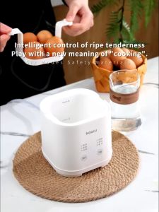 เมนูภาษาไทย เครื่องต้มไข่ รุ่น XM-ZD10 ที่ต้มไข่ เครื่องต้มไข่อเนกประสงค์ ใช้งานได้ง่าย ขนาดเล็ก พกพาง่าย Egg Cooker รุ่นฟังก์ชั่นตั้งเวลา