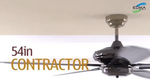 MT Edma 54in Contractor Kipas Angin Gantung Plafon dengan Remote Control