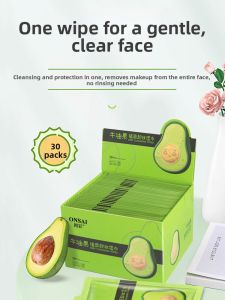 ZHENMIAO | Avocado Deep Cleansing Facial & Eye Make-up Removal Wipes