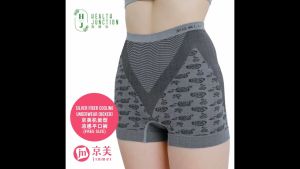 【JINMEI】Silver Fiber Cooling underwear[BOXER] 京美机能型凉感平口裤(FREE SIZE)