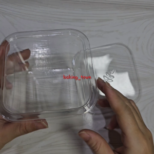 10pcs - 400ml korean dessert box kotak tinggi Premium cup kotak dessert tiramisu salad puding