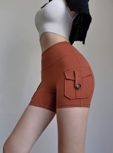 กางเกงขาสั้นโยคะเอวสูงเซ็กซี่สำหรับผู้หญิง กางเกงขาสั้นออกกำลังกายฟิตเนส กางเกงขาสั้นลำลอง กางเกงขาสั้นทรงหัวเรือ ทรงหัวเรือ ทรงกระชับสัดส่วน