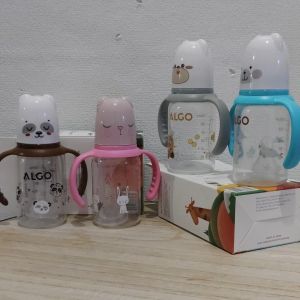 Botol Susu Bayi Algo New Print New Design 120ml untuk Usia Bayi 0 Bulan Ketasa New Born Bahan PP BPA Free Berkualitas