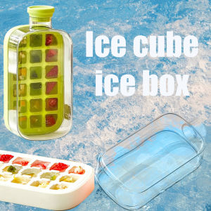 Ice Cube Mold 2 IN1 DIY Food Straw Cup Straw Kettle Grade Ice Cube Touch-Free Ice Tray Reusable One-Press Ice Maker