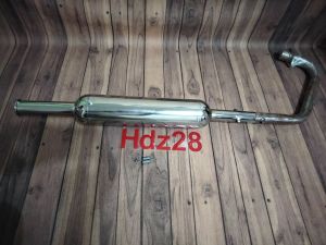 Knalpot Custom BSA Japstyle Satu Set Leheran Honda
