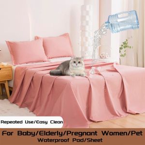Waterproof Washable Incontinence Bed Pad Reusable Changing Pad Sheet Urine Mat Nappy Diaper Mattress Protector Cover Kids Adult