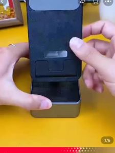 Giá đỡ điện thoại kèm loa bluetooth WYS-2301BT tích hơp sạc điện thoại bass căng xoay 360 độ led RGB âm thanh cực hay.