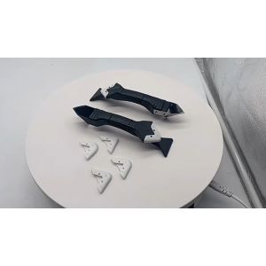 Bộ Dụng Cụ Cạo Keo Dán Kính / Góc Cạnh Bằng Silicone 5 Trong 1