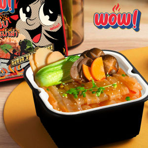 JIAOZHI บะหมี่กึ่งสำเร็จรูป มาม่า บะหมี่ รสอุด้งหม่าล่า ตรา ว๊าว ถ้วยร้อน หม้อไฟ ชาบู รสอุด้งหม่าล่า ตรา ว๊าว บะหมี่ ถ้วยร้อน ถ้วยร้อน ถ้วยร้อน