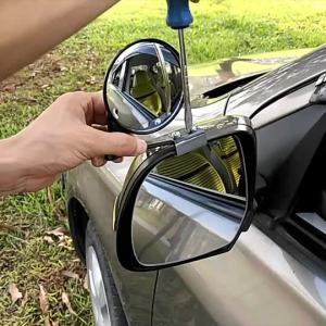 2 Cái/bộ Gương Cầu Lồi Bên Hông Ô Tô Góc Rộng Tròn Gương Chiếu Hậu Xe Ô Tô Gương Điểm Mù & Vỏ Bọc