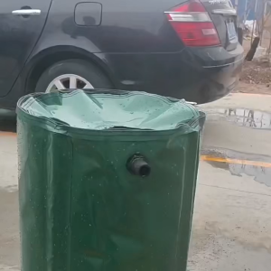 Outdoor Rainwater Collector Portable Rain Barrel Large Water Storage Barrel PVC Water Tank