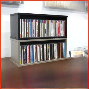 Real Wood CD Storage Rack Game Disc Display Stand Desktop Organizer DVD Holder Mayrecords Brand from Mainland China