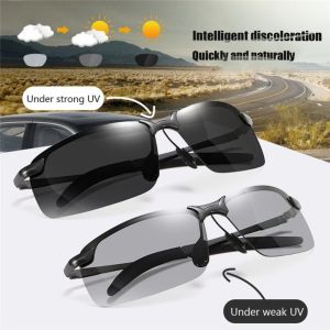 Sunglasses Male Day Night Vision Sunglasses Photochromic Polarized Driving Outdoor Glasses Ultralight Anti Radiation Glasses Fis