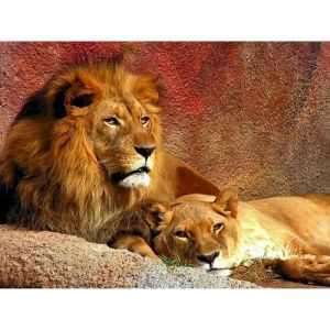 500/1000/1200/2000PCS Jigsaw Puzzle Lion With Flowing Mane Wildlife Art For Adult Stress Relief Relaxing Hobby Brain Teaser Gift