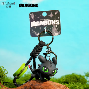 【In Stock】Authentic Dragon Taming Master Flying Toothless Boy Keychain New Bag Pendant Small Accessories Car Keychain Toys