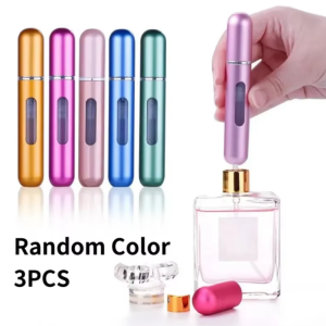 3/5/10pcs 5ml Bottom-fill Perfume Refillable Liquid Container for Cosmetics Fragrance Spray Dispenser Press Type Portable Bottle
