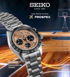 ĐỒNG HỒ NAM CHÍNH HÃNG SEIKO SSC951P1 Solar Panda Prospex Speedtimer Chronograph Limited Edition
