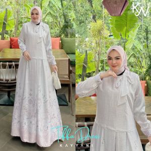 DRESS GAMIS ADA JUMBI MODE TIFFA TERBARU BY KAYYANI 100%ASLI REAL