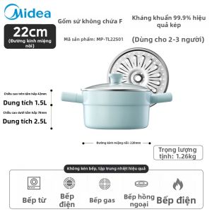 Midea | Nồi Soup Inox Titan Cấp Thực Phẩm