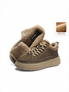 Belle | Thermal Leisure Mens Boots Spring New Thickened Height-increasing Fleece Lined