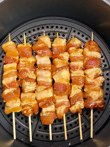 ผัก Tiger Air Fryer บาร์บีคิวป้ายไม้ไผ่สําหรับย่าง Lamb Shish Kebab ไส้กรอกและอื่นๆกลางแจ้ง Camping เครื่องมือทําอาหาร