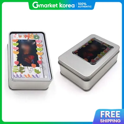 Hộp đựng photocard thẻ ảnh hộp thiếc toploader trong suốt