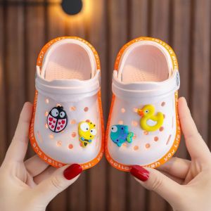 🎈Ready stock🎈 Childrens Slippers Cute Princess Soft Non-Slip Girls Boys Covered Shoes Breathable 1- 5 years old baby 拖鞋