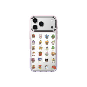 FUNNY RICH | Cute Bear Design Phone Case Magnet Compatible iPhone Air Gradient Shatterproof