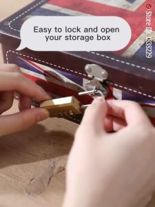 Gembok Koper Digit Angka Kombinasi Solid Brass Kuat Serbaguna Anti Maling