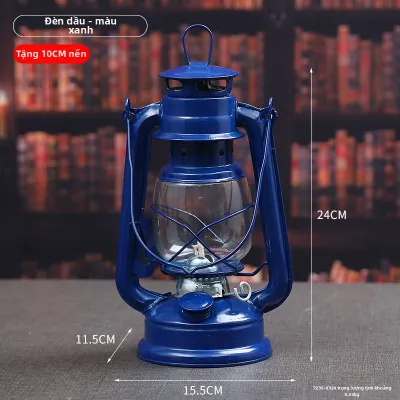 GUSHIFU | Đèn Dầu Đen Phong Cách Cổ Điển