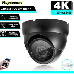 Camera IP Ngoài Trời 4K POE 8MP Chống Nước Dạng Dome Giám Sát Mạng Với Chức Năng Phát Hiện Chuyển Động Cho An Ninh CCTV