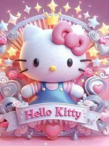 TOPTOY | 1000 Piece Sanrio Hello Kitty Jigsaw Puzzle Home Decor Adults Puzzle Games Family Fun Puzzles Educational Toys for Adults