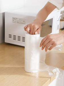 Disposable plastic bag portable food bag Portable food bag Portable food bag Tank top style fresh-keeping bag food grade household refrigerator disposable plastic bag portable food bag