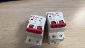 GCDQCN GCB1Z‑63 2P AC230V Miniature Circuit Breaker household power protection unit delivers overload and short‑circuit safeguard for indoor home distribution box wiring system