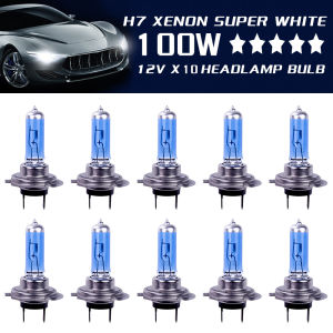 Car Fog Light H7 Halogen Bulbs Led Bulbs Car Accessories 100W Super Bright Car Headlight Bulbs Auto Parking Lamp Xenon Headlamp