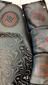 INDO CONCEPT 3D SMOKE DESIGN WITH INFINITY LOGO MOTORCYCLE WATERPROOF SEAT COVER FORYAMAHA NMAX V1