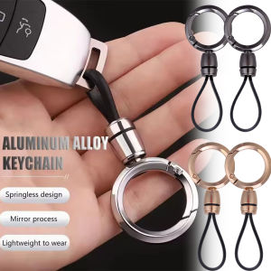 Fashion Car Key Chain Pendant Mens Waist Hanging Buckle Metal Simple Key Ring Car Business Anti-lost Key Chain