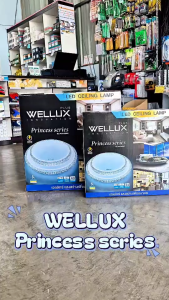 WELLUX โคมไฟเพดาน โคมซาลาเปา ปรับได้ 3 แสง PRINCESS SERIES  ดีไซน์พิเศษ 24W 40W LED CEILING LAMP COLOR
