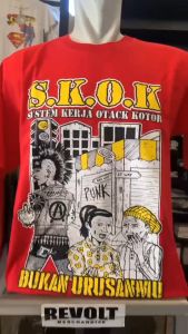 kaos S.K.O.K (bukan urusanmu) kaos skok kaos band kaos punk revolt